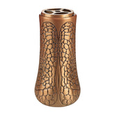 Vaso da fiori monumentale in ottone, 27 x 12 cm